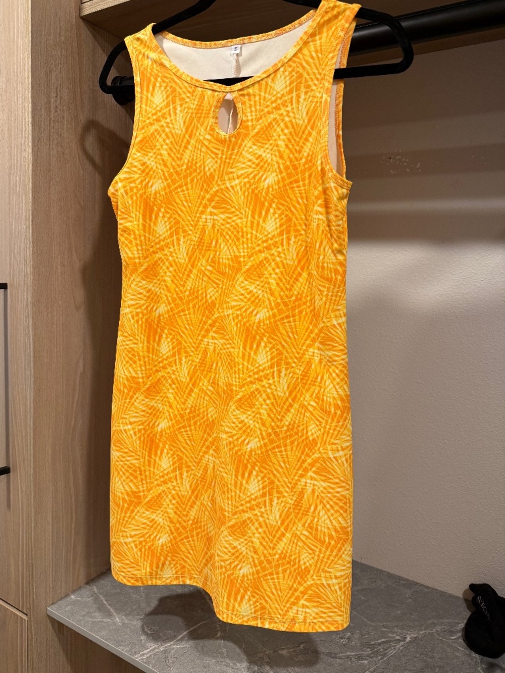 Nuu Muu Small Athletic Dress Yellow & Orange